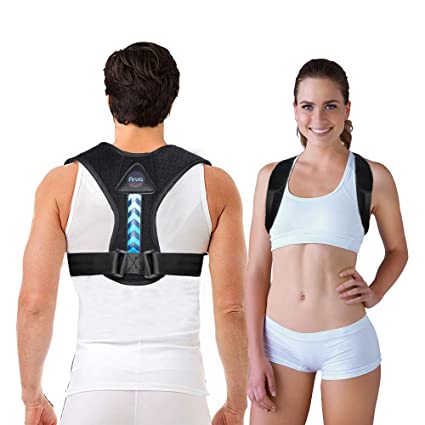 Posture Corrector for Women and Men-Easy to Wear Posture Brace Arua Back Straightener,Fully Adjustable Posture Trainer,Improve Posture Support,Provide Pain Relief for Neck,Back and Shoulders