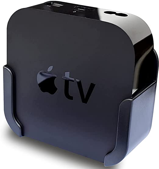 Apple TV Mount is Compatible with Apple TV 4K and Apple TV HD. The Apple TV Wall Mount Can Be Used to Connect Apple TV to The Back of The TV