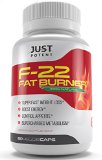 F-22 Fat Burner by Just Potent  All-Natural Weight Loss Supplement  Specially Formulated for Fat Burning Appetite Suppression Metabolism and Energy Enhancement  2 Month Supply