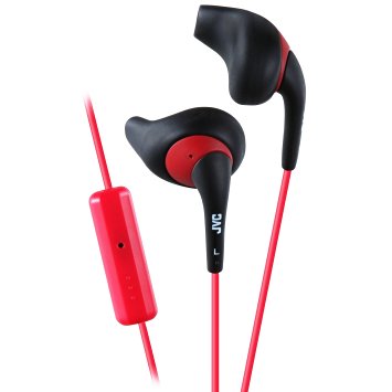 JVC HA-ENR15 Gumy Sport Headphones with Remote & Mic (Black)