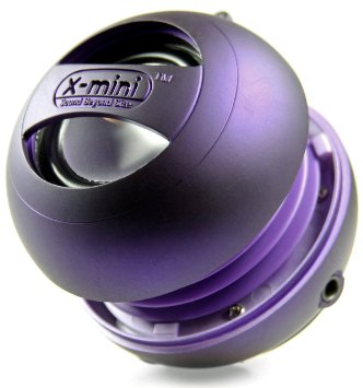 X-Mini II XAM4-PU Portable Capsule Speaker, Mono, Purple