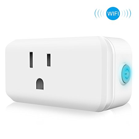 Ardwolf Mini Smart Plug, No Hub Required, Wi-Fi, Works with Alexa and Google Home, Remote Control Your Device