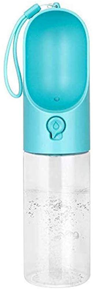 PETKIT Eversweet Portable Pet Blue Water Bottle for Dog, Leak Proof Dispenser with Drinking Bowl, Lightweight BPA Free, Instachew