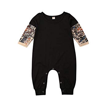 Gouldenhui Baby Tattoo Sleeves Romper Bodysuits, Tattoo Onesies for Toddler Boy Girl