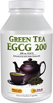 Andrew Lessman Green Tea EGCG 200 - 30 Capsules – 200 mg EGCG, Powerful Anti-oxidant Support for Healthy Liver Function, Immune, Brain, Heart and Circulatory Systems. No Additives