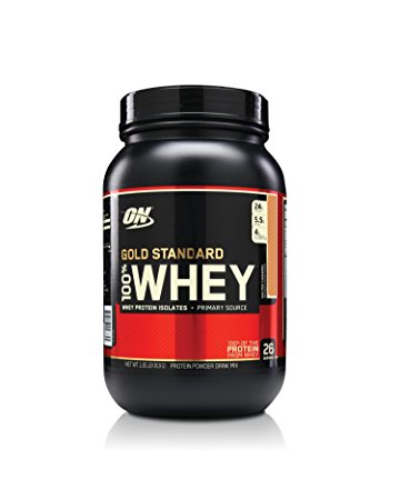 Optimum Nutrition Gold Standard 100% Whey Protein, Salted Caramel Powder, 1.8 Pound