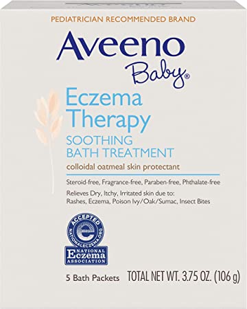 Aveeno Soothing Baby Bath Treatment, Single Use Packets - 5 ea