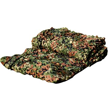 LOOGU Custom Woodland Camo Netting Camping Military Hunting Camouflage Net