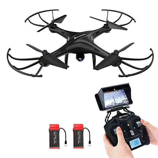 Drone with HD Camera, AMZtronics A15W Wireless FPV 2.4Ghz RC Quadcopter RTF Altitude Hold UFO with Newest Hover and 3D Flips Function, (TF Card & Card Reader Included)