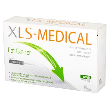 XLS Medical Fat Binder Tablets Weight Loss Aid - 10 Day Trial Pack, 60 Tablets