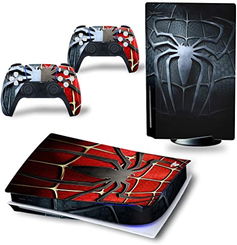 Vinyl Skin Sticker Decal for Playstation 5 PS5 Digital Edition&2 Controllers (Disc Edition for PS5)