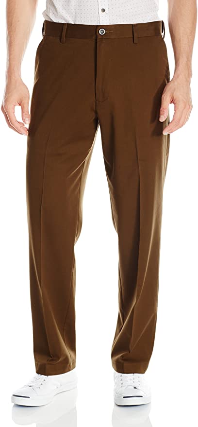 Dockers Men's Comfort Khaki Stretch Relaxed-fit Flat-Front Pant