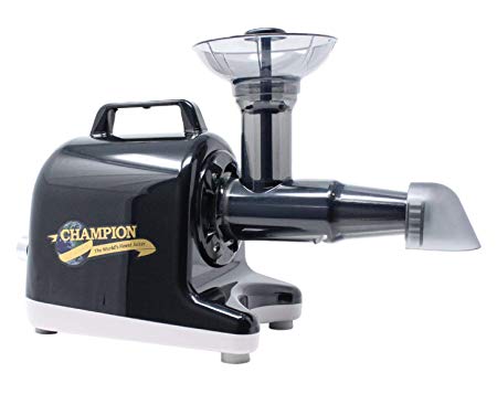 Champion Professional 5000 Dual Auger Variable Speed Masticating Juicer - Midnight Black
