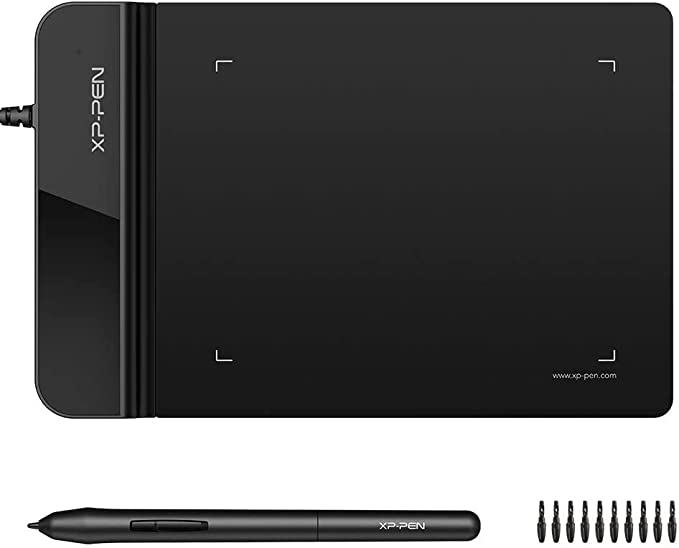 XP-PEN G430S Drawing Tablet, 4"x3" Digital Drawing Pad, Compatible with Windows 10,Mac,Chromebook (Rev B)