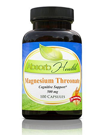 Magnesium Threonate | 500mg |100 Capsules | Most Absorbable Form | Memory Nootropic