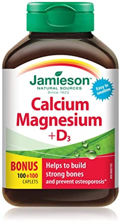 Jamieson Calcium Magnesium  Vitamin D3 200Caplets