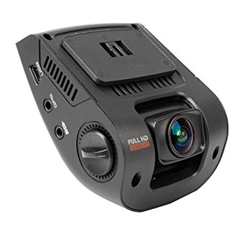 Rexing V1 2.4" LCD FHD 1080p 170 Wide Angle Dashboard Camera Recorder Car Dash Cam with G-Sensor, WDR, Loop Recording