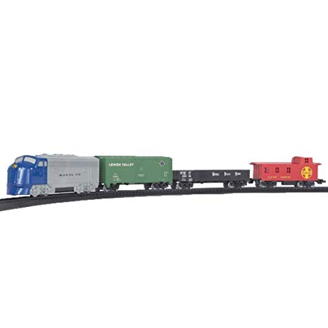 Bachmann Industries HO Scale Battery-Operated Rail Champ Kid Train Set with Sound, Blue