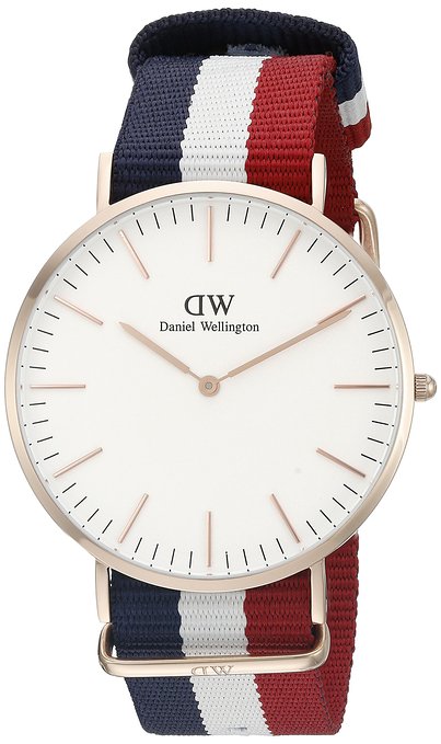Daniel Wellington Men's Quartz Watch Classic Cambridge 0103DW with Plastic Strap