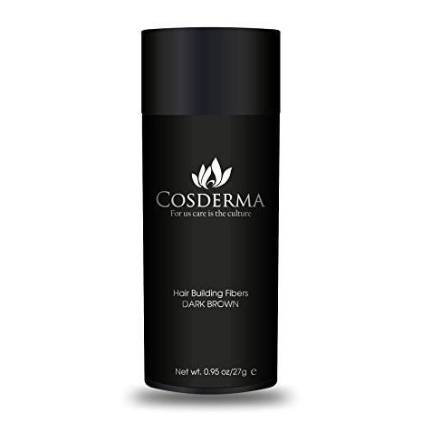 Cosmoderm Hair Building Fiber Dark Brown 27 Grams