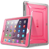 SUPCASE Beetle Defense Series for Apple iPad Mini with Retina Display 2nd Gen Full-body Hybrid Protective Case with Built-in Screen Protector PinkGray - Dual Layer DesignImpact Resistant Bumper Also Compatible with iPad Mini 1st Generation