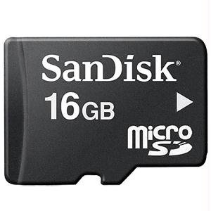 SanDisk 16GB Micro SD Memory Card (Retail Pkg)