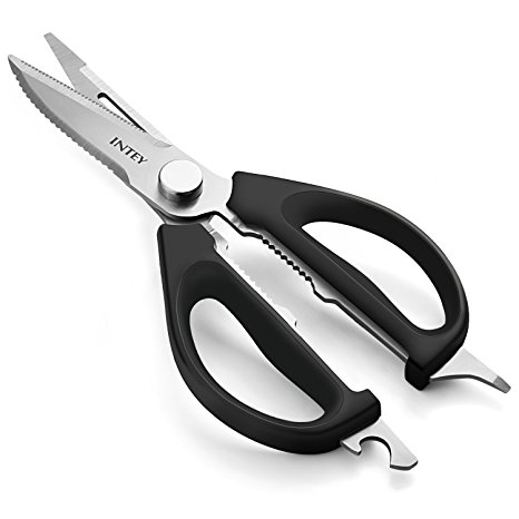 INTEY Kitchen Scissors Kitchen Shears 8-in-1 Multi Function Scissors for Kitchen