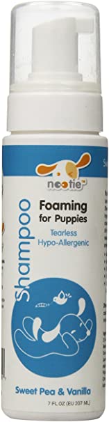 Nootie Foaming Tearless Shampoo for Dogs, 7-Ounce, Sweet Pea and Vanilla
