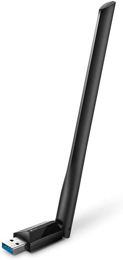 TP-Link AC1300Mbps Archer T3U Plus WiFi Dongle, USB WiFi Dongle, Powerful WiFi Key, 5dBi High Gain Antenna, 3 Year Warranty, Compatible with Windows 10/8.1/8/7 (32/64 Bit) and MacOS