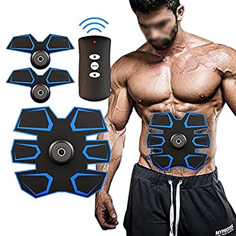 Havenfly [New Version 2017] Abdominal Muscle Toner Body Toning Fitness Training Gear Abs Fit Training ABS Fit Weight Muscle Training Abs Belt Toning Gym Workout Machine, Smart Home Fitness (M1)
