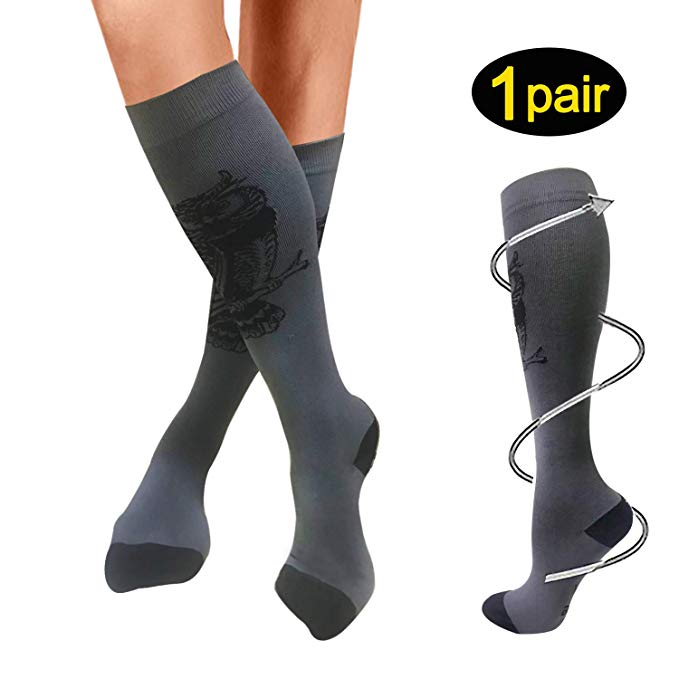 Compression Socks For Women Men 20-25mmHg-Best Medical, Nursing, Travel & Flight Socks