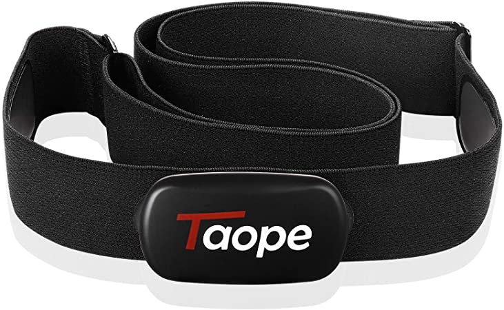 TAOPE Elastic Sport Heart Rate Monitor Adjustable Chest Mount Belt Strap Bands Fitness Equipment Garmin Wahoo Polar