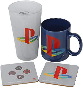 Playstation - Classic 2019 (Mug & Glass & 2 Coasters) Gift Set