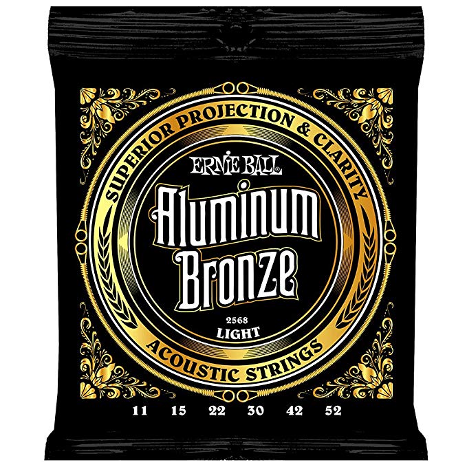 Ernie Ball 2568 Aluminum Bronze Light Acoustic Guitar String Set