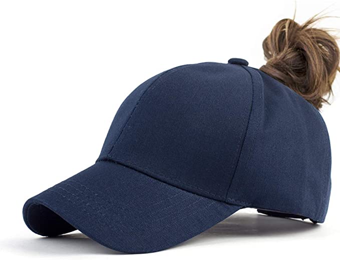 High Ponytail Baseball Hat - Women Messy Bun Hat, Sun Protection Ponycaps Retro Cap