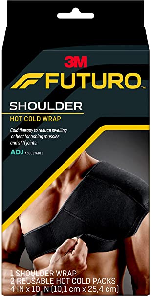 Futuro Futuro Brand Hot Cold Shoulder Wrap, Black