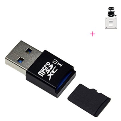 Kingfansion MINI 5Gbps Super Speed USB 30 Micro SDSDXC TF Card Reader Adapter