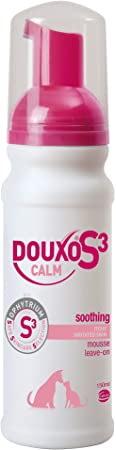Douxo S3 Calm Mousse 5.1 oz (150 mL) - for Dogs and Cats with Allergic, Itchy Skin