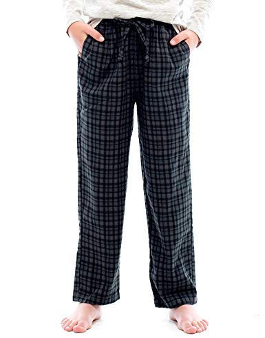 TINFL 6-12 Years Big Boys Ultra Soft 100% Cotton Flannel Winter Lounge Pants