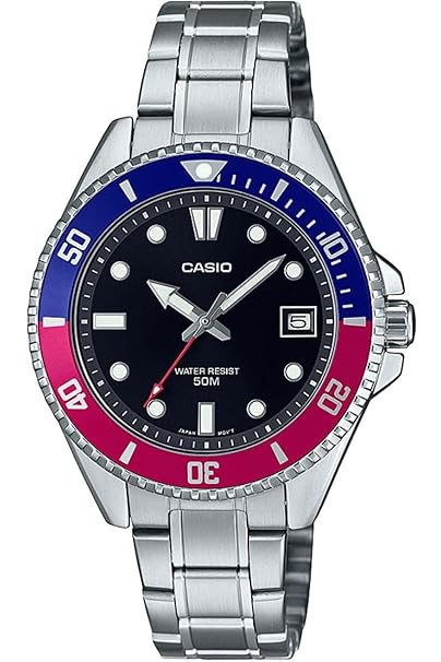 Casio Enticer Men Analog Black Dial Men MDV-10D-1A3VDF (A2197)