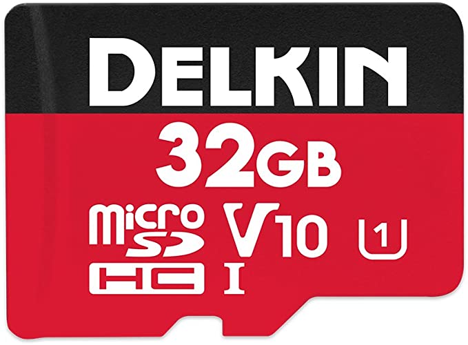Delkin Devices 32GB Select microSDHC UHS-I (V10) Memory Card (DDMSDR50032G)