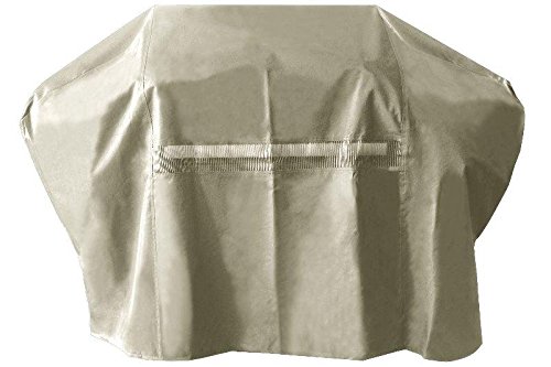 iCOVER 60 Inch Heavy-Duty water proof patio outdoor khaki oxford BBQ Barbecue Smoker/Grill Cover G22604 for weber char-broil Brinkmann Nexgrill