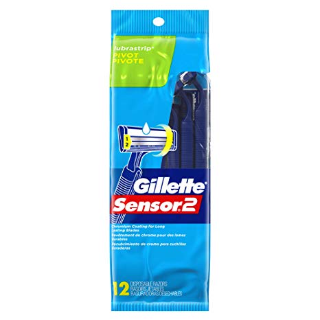 Gillette Sensor 2 Pivot  Razors with Lubrastrip