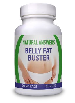 Maximum Strength Belly Fat Buster by Natural Answers - Slimming Body Waist Tablets - Appetite Suppressant Formula - High Quality Dietary Supplement - Quick Weight Loss Assistance Fat Burning Supplement - One Month Supply - Intense Metabolism and Energy Booster - Extreme Tummy Fat Reducer - Strong Natural Diet Pills for Women and Men - Trim Shape Fast - Best Healthy Weight Loss Support - Genuine Slimming Aid UK Manufactured