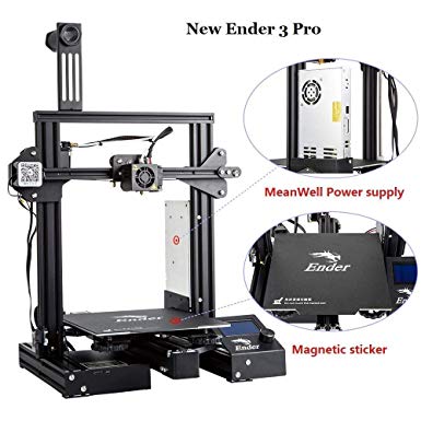 Creality3D Ender 3 Pro 3D printer with magnetic hot bed by technologyoutlet