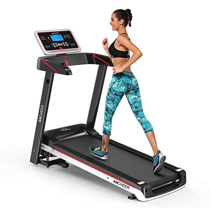 Simpfree Electric Treadmill, Motorized Folding Treadmill Running Machine Treadmill