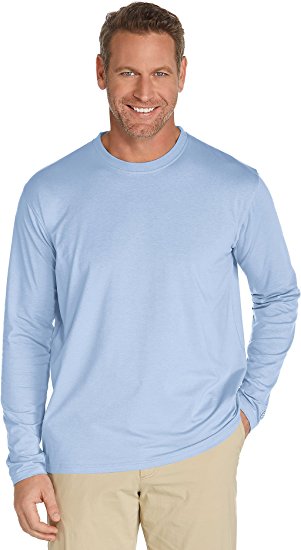 Coolibar UPF 50  Men's Long Sleeve T-Shirt - Sun Protective