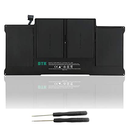 Dtk Laptop Battery for Apple MacBook Air 13" A1377 A1405 A1496, fits A1369 (Mid 2010, Mid 2011 version) A1466 (Mid 2012, Mid 2013, Early 2014 Version) [Li-Polymer 7.3V 55Wh]