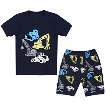 Tkala Fashion Boys Pajamas children Clothes Set 100% Cotton Little Kids PJS Sleepwear