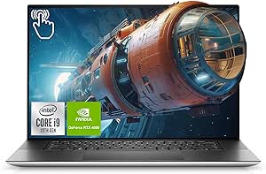 Dell XPS 17 Laptop, Intel Core i9-13900H, 64 GB DDR5 RAM, 4 TB SSD, 17" UHD  Touchscreen, NVIDIA GeForce RTX 4080, Backlit Keyboard, Windows 11 Home, Platinum Silver